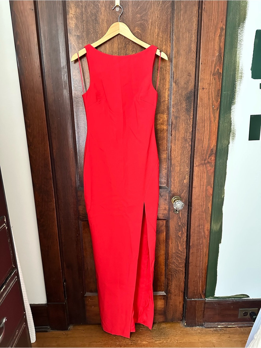 NWT Likely Red Sleeveless Slit Maxi Dress - Classic Evening Style